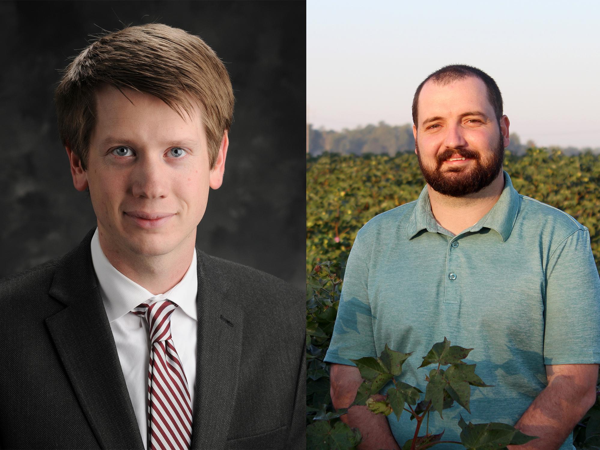 New ag economists Will Maples and Brian Mills.