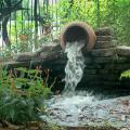 Creating a water feature, such as this one at the Mississippi Museum of Natural Science in Jackson, is one way to incorporate water into a backyard wildlife habitat for animals to bathe in and drink. (Photo by MSU Ag Communications/ Susan Collins-Smith)